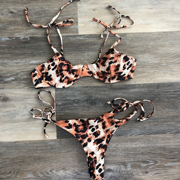Zaful Other - cheetah bikini